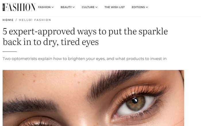 5 expert-approved ways to put the sparkle back in to dry, tired eyes