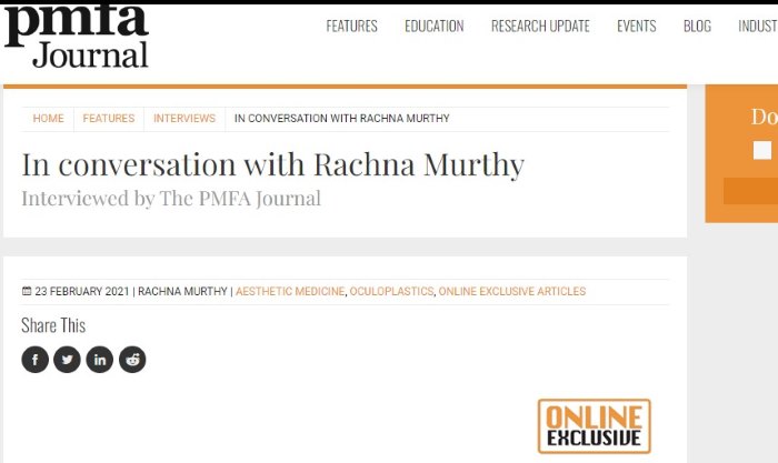 In conversation with Rachna Murthy