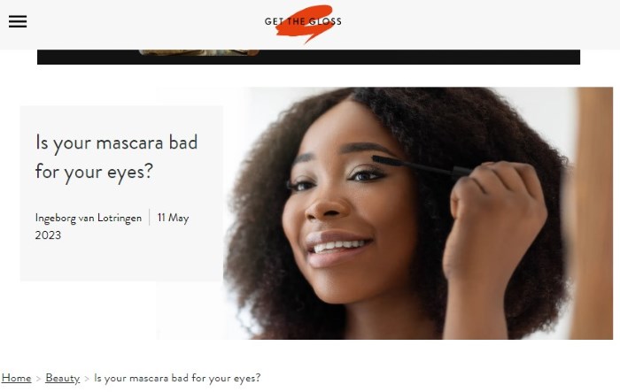 Is your mascara bad for your eyes