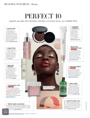 Perfect 10. Upgrade your glow this Christmas with these ten beauty heroes’ Nathalie Eleni features FaceRestoration’s ‘3D Miracle Ultraclear Treatment’