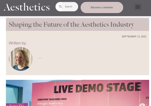 Shaping the Future of the Aesthetics Industry