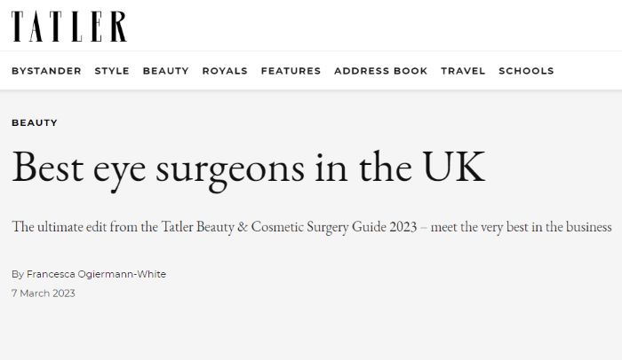 Tatler Beauty & Cosmetic Surgery Guide 2023