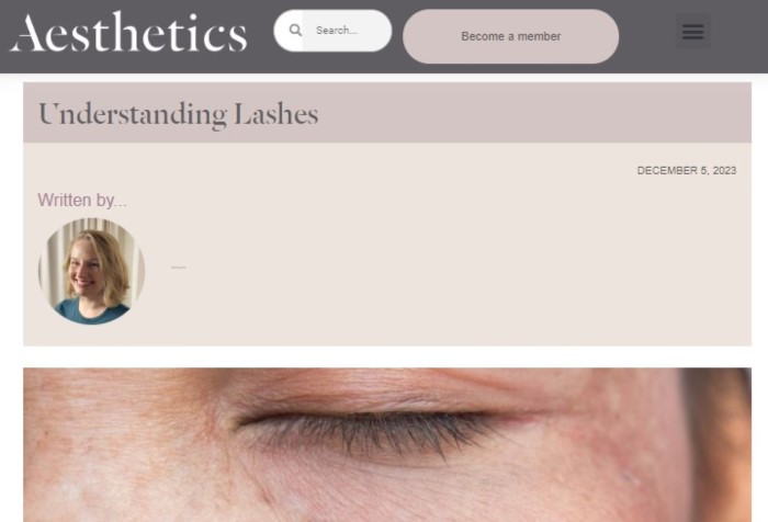 Understanding Eyelashes