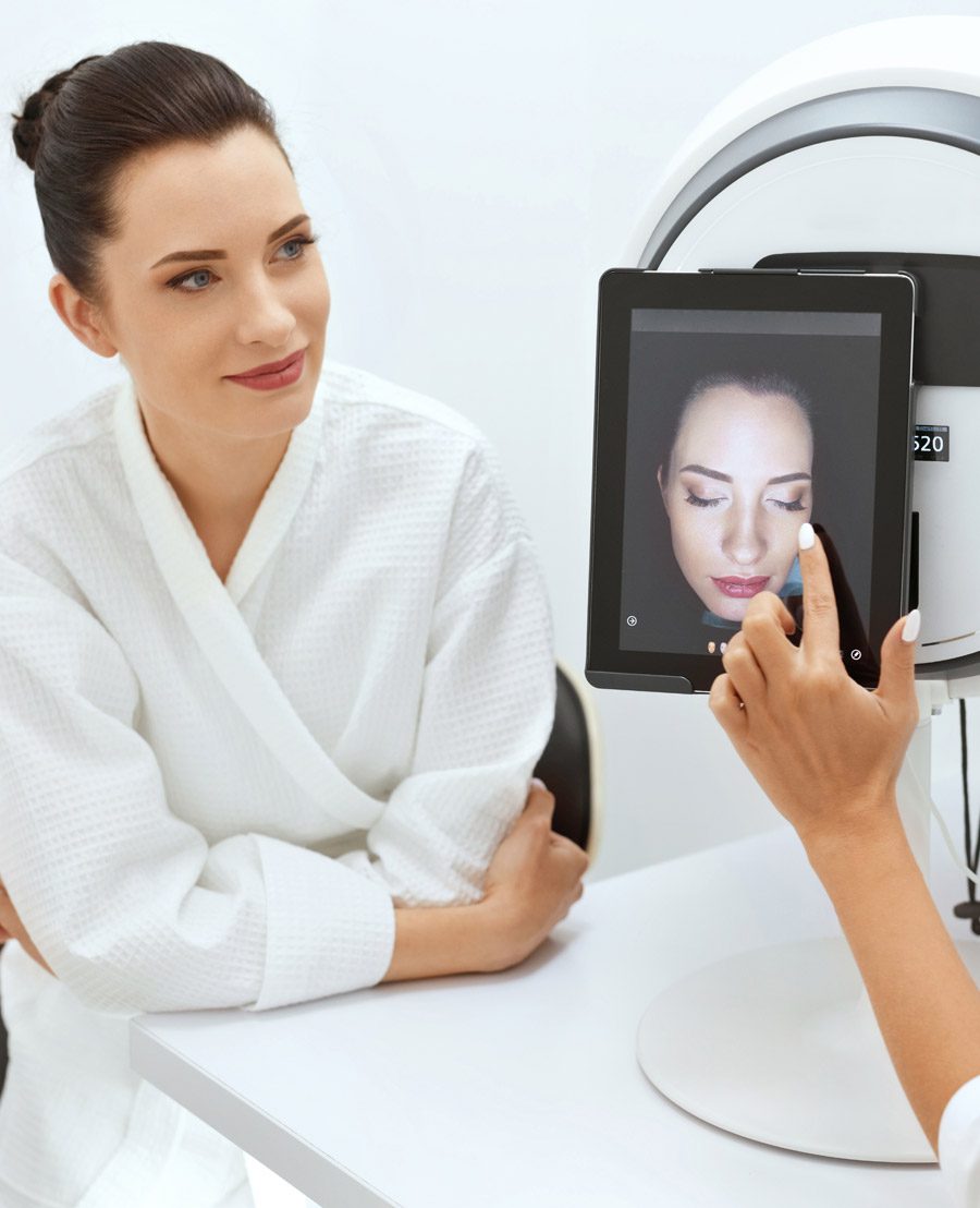 Observ skin analysis at Maison Restorative